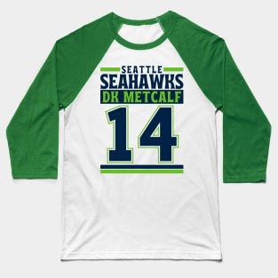 Seattle Seahawks Dk Metcalf 14 Edition 3 Baseball T-Shirt